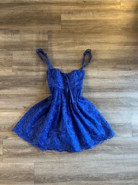 anthropologie whipstitch mini dress RMN Studio Sleeveless Grommet Whipstitch Mini Dress
